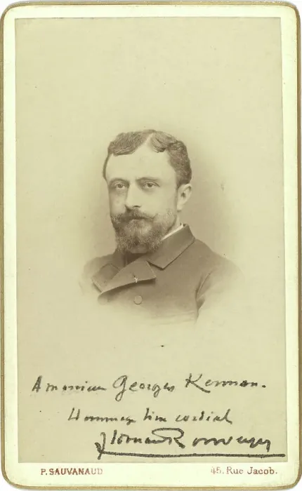 Framed Print : Head-and-shoulders portrait of unidentified man, between 1880 and 1886. Creator: Unknown Framed Print : Head-and-shoulders portrait of unidentified man, between 1880 and 1886. Creator: Unknown
