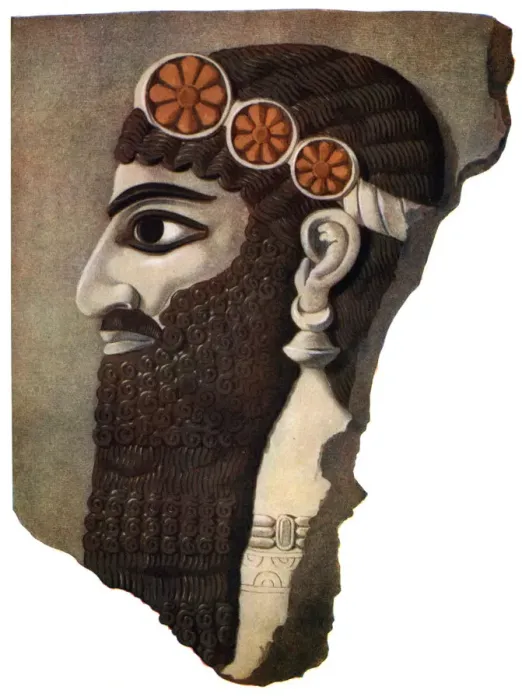 Framed Print : The head of an Assyrian priest or winged divinity, 1933-1934 Framed Print : The head of an Assyrian priest or winged divinity, 1933-1934