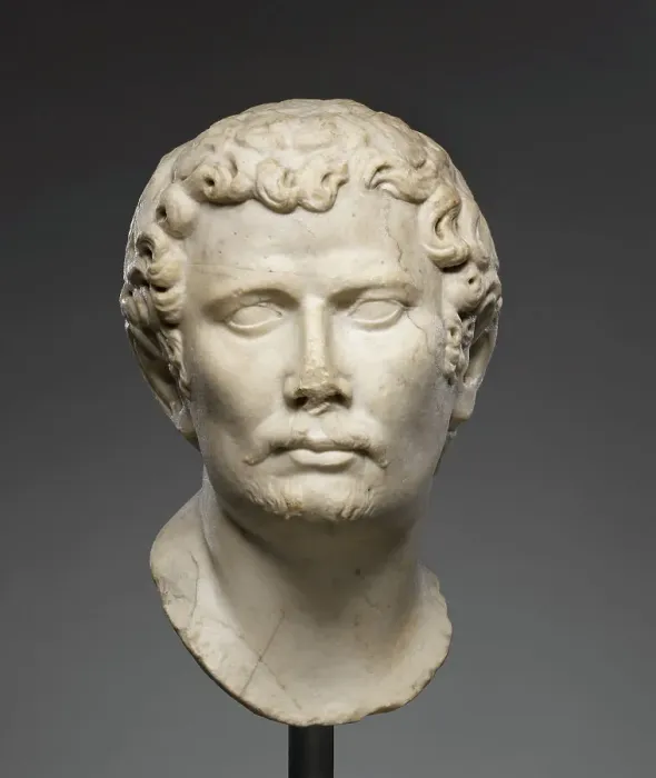 Framed Print : Head of a Barbarian, early 2nd century A.D. Creator: Unknown Framed Print : Head of a Barbarian, early 2nd century A.D. Creator: Unknown