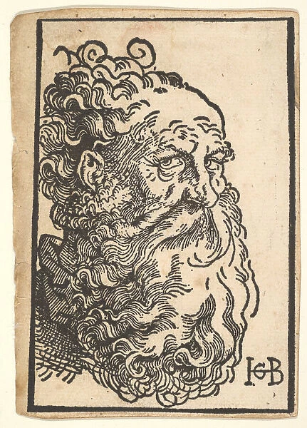 Head of a Bearded Man, ca. 1518-19. Creator: Hans Baldung