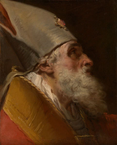 Head of a Bishop, ca. 1770. Creator: Gaetano Gandolfi