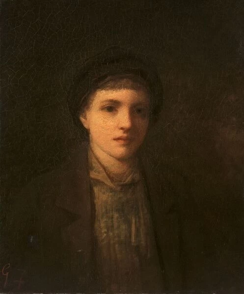 Head of a Boy, before 1885. Creator: George Fuller (American, 1822-1884)