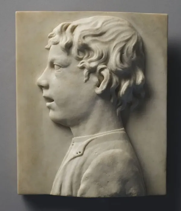 Framed Print : Head of a Boy, c. 1460. Creator: Unknown Framed Print : Head of a Boy, c. 1460. Creator: Unknown