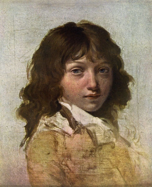 Head of a Boy, early 19th century. Artist: Louis Leopold Boilly