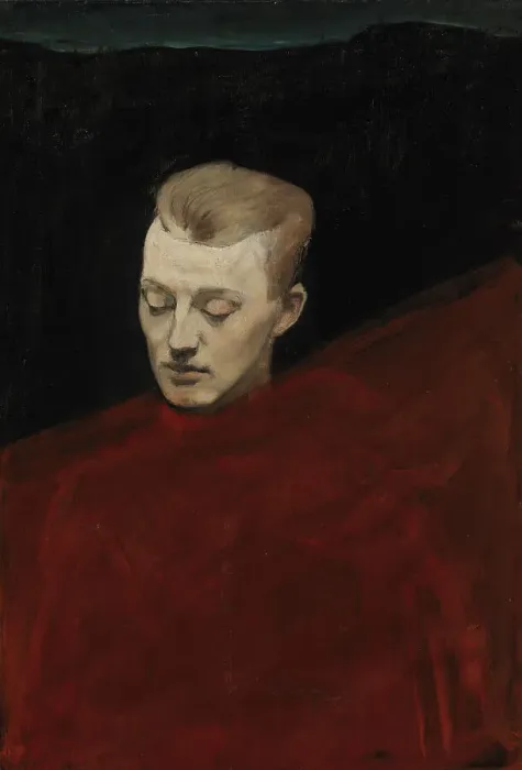 Framed Print : Head (Bruno Aspelin), 1894. Creator: Magnus Enckell Framed Print : Head (Bruno Aspelin), 1894. Creator: Magnus Enckell