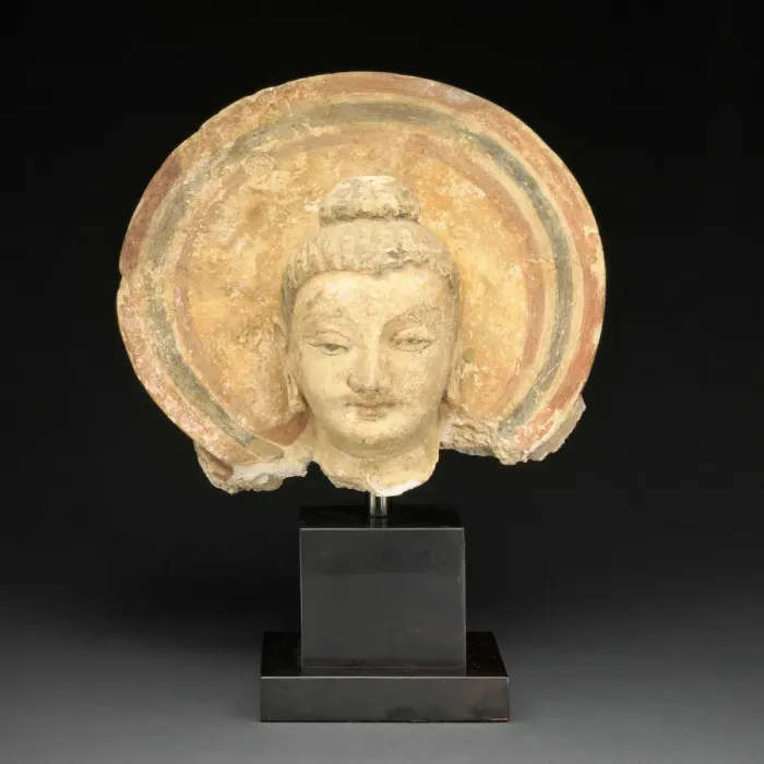 Framed Print : Head of Buddha, 3rd / 4th century. Creator: Unknown Framed Print : Head of Buddha, 3rd / 4th century. Creator: Unknown