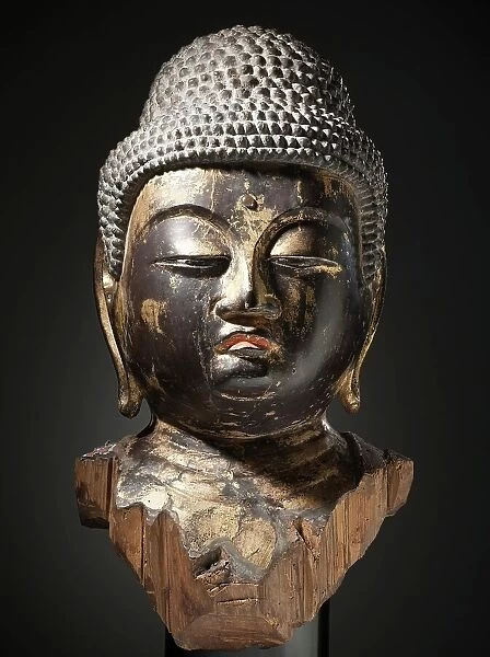 Head of a Buddha (image 1 of 11), 1000-1050 A.D.. Creator: Unknown