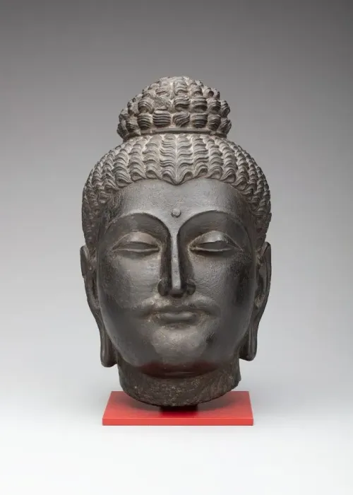 Framed Print : Head of Buddha, Kushan period, 2nd / 3rd century. Creator: Unknown Framed Print : Head of Buddha, Kushan period, 2nd / 3rd century. Creator: Unknown