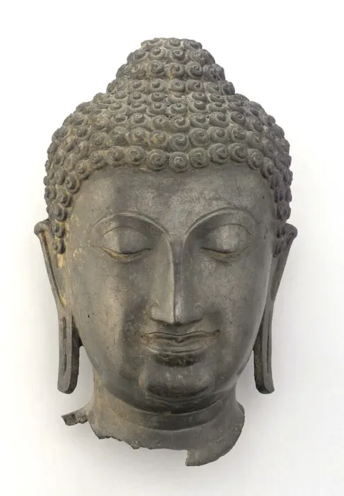 Framed Print : Head of a Buddha, Lan Na period, ca. 1500. Creator: Unknown Framed Print : Head of a Buddha, Lan Na period, ca. 1500. Creator: Unknown