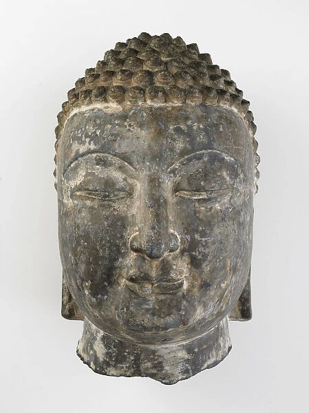 Head of a Buddha, Period of Division, 550-577. Creator: Unknown