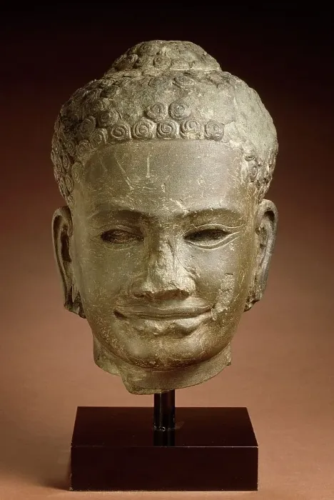 Framed Print : Head of Buddha Shakyamuni, 11th century. Creator: Unknown Framed Print : Head of Buddha Shakyamuni, 11th century. Creator: Unknown