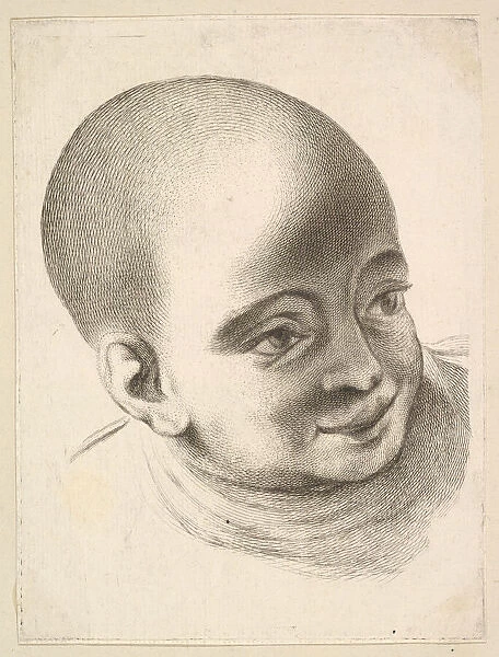 Head of a Child, from Livre de Têtes Gravées d'apres F
