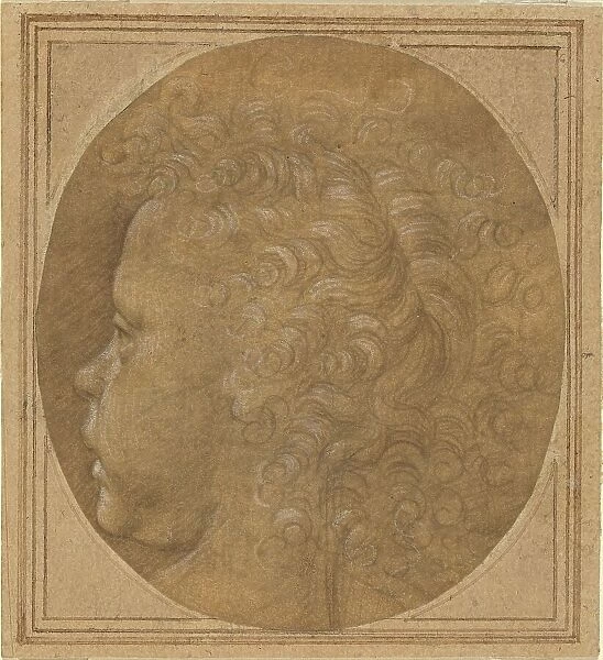 Head of a Child [recto], c. 1490. Creator: Fra Bartolomeo