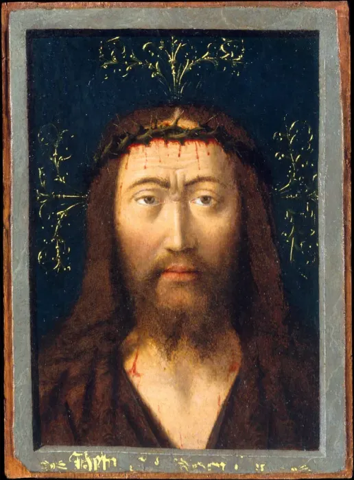 Framed Print : Head of Christ, ca. 1445. Creator: Petrus Christus Framed Print : Head of Christ, ca. 1445. Creator: Petrus Christus