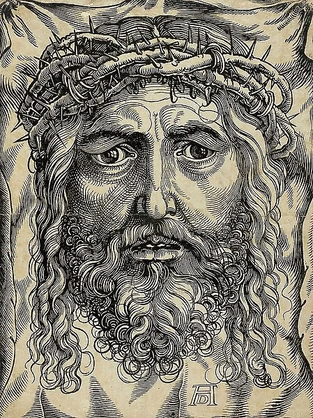 The Head of Christ Crowned with Thorns, c1530. Creator: Unknown