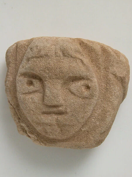 Head, Coptic, 4th-7th century. Creator: Unknown