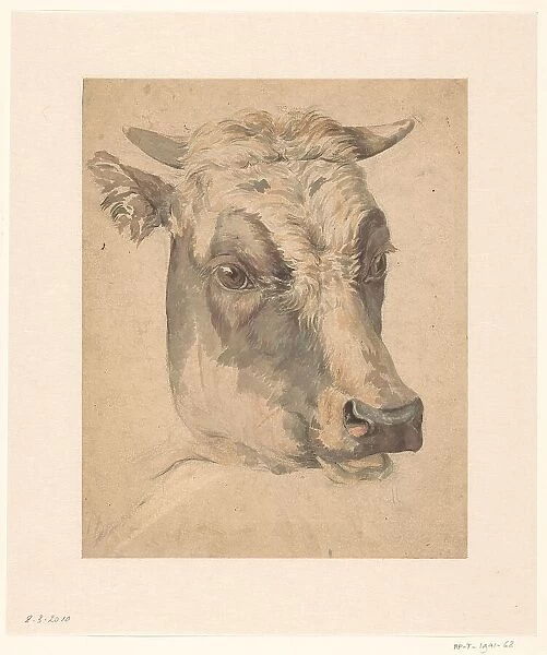 Head of a cow, 1792-1810. Creator: Wouter Johannes van Troostwijk