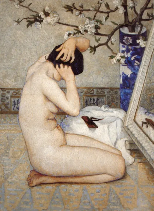 Framed Print : The Head Dress (La Coiffure), 1911 Framed Print : The Head Dress (La Coiffure), 1911