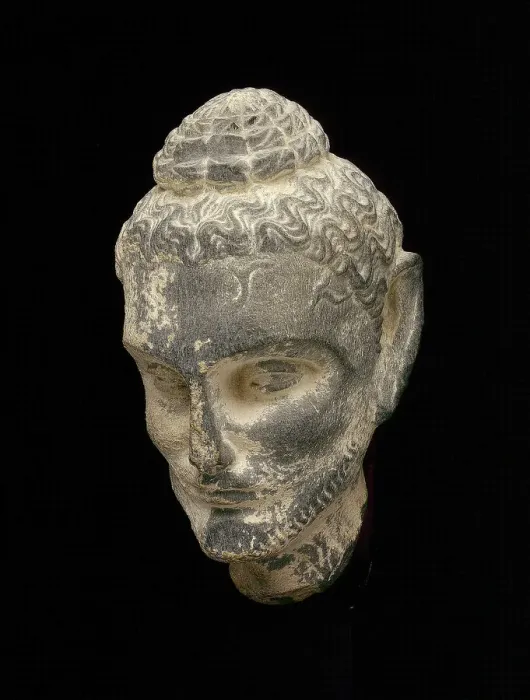 Framed Print : Head of Emaciated Siddhartha, 2nd / 3rd century. Creator: Unknown Framed Print : Head of Emaciated Siddhartha, 2nd / 3rd century. Creator: Unknown