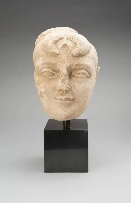 Framed Print : Head of a Female Deity, 4th / 5th century. Creator: Unknown Framed Print : Head of a Female Deity, 4th / 5th century. Creator: Unknown
