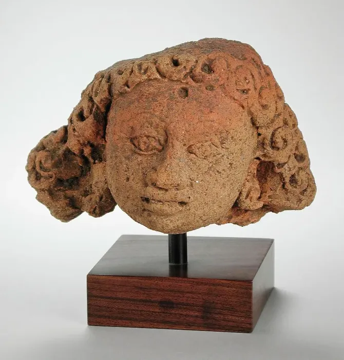 Framed Print : Head of a Gana, 8th-9th century. Creator: Unknown Framed Print : Head of a Gana, 8th-9th century. Creator: Unknown