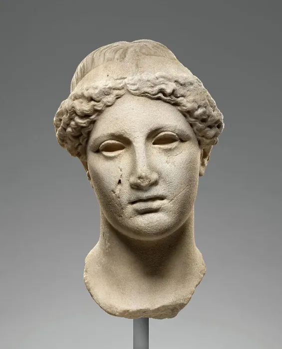Framed Print : Head of a Goddess, mid-2nd century A.D. Creator: Unknown Framed Print : Head of a Goddess, mid-2nd century A.D. Creator: Unknown