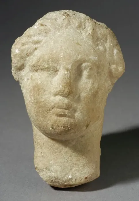Framed Print : Head, Greco-Roman Period (305 BCE-337 CE). Creator: Unknown Framed Print : Head, Greco-Roman Period (305 BCE-337 CE). Creator: Unknown