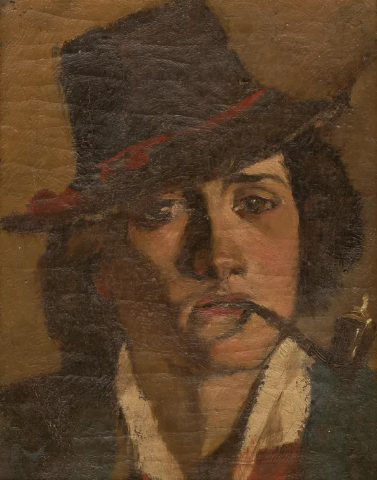 Framed Print : Head of a Groom, 1900-1910. Creator: Ladislav Mednyanszky Framed Print : Head of a Groom, 1900-1910. Creator: Ladislav Mednyanszky