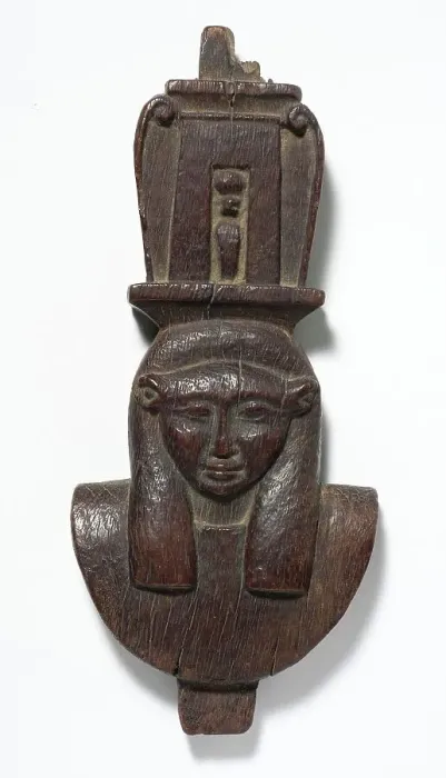 Framed Print : Head of Hathor, 16th Dynasty (c.1665-1600 BCE). Creator: Unknown Framed Print : Head of Hathor, 16th Dynasty (c.1665-1600 BCE). Creator: Unknown