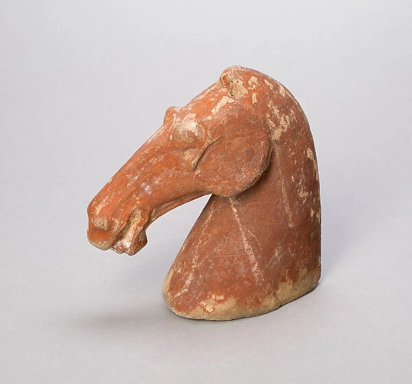 Head of a Horse, Han dynasty (206 B. C. -A. D. 221). Creator: Unknown