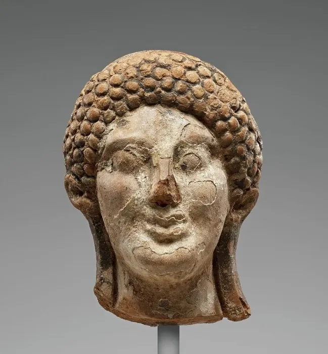 Framed Print : Head of a Kore, about 500 BC. Creator: Unknown Framed Print : Head of a Kore, about 500 BC. Creator: Unknown