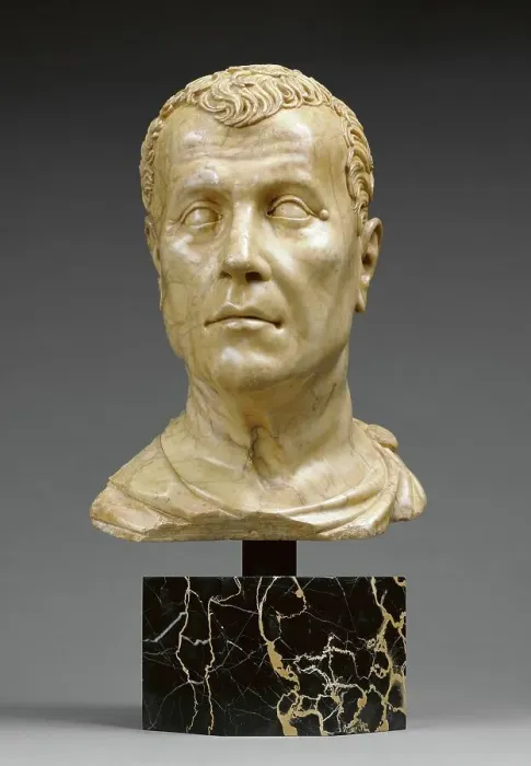 Framed Print : Head of a Man (possibly a portrait of Cicero, 106-43 B.C.), 1515-1520. Creator: Conrat Meit Framed Print : Head of a Man (possibly a portrait of Cicero, 106-43 B.C.), 1515-1520. Creator: Conrat Meit