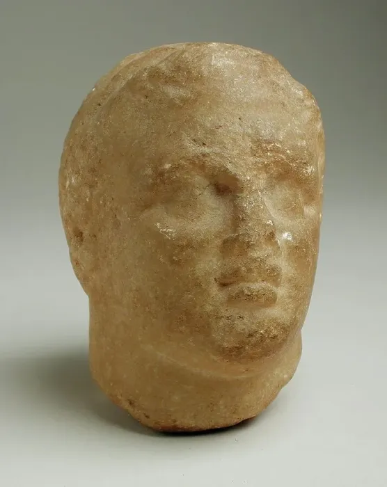 Framed Print : Head of a Man, Possibly Ptolemaic Period (305-31 BCE). Creator: Unknown Framed Print : Head of a Man, Possibly Ptolemaic Period (305-31 BCE). Creator: Unknown