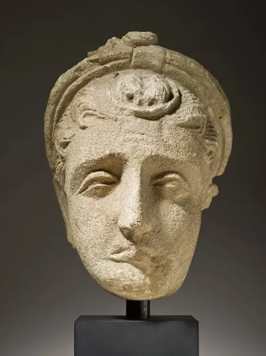 Framed Print : Head of a Mourning Female (image 2 of 6), 4th-5th century. Creator: Unknown Framed Print : Head of a Mourning Female (image 2 of 6), 4th-5th century. Creator: Unknown