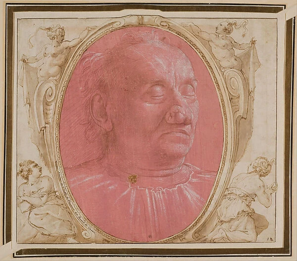 Head of an Old Man. Artist: Ghirlandaio, Domenico (1449?1494)