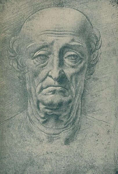 Head of an Old Man, c15th century, (1932). Artist: Leonardo da Vinci