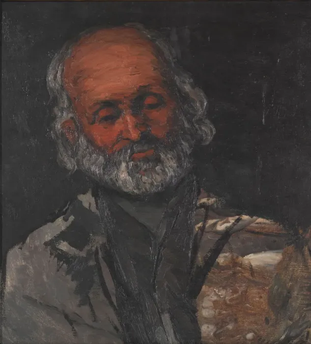 Framed Print : Head of an old man, ca 1866 Framed Print : Head of an old man, ca 1866