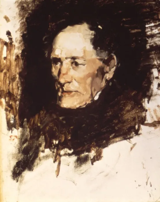 Framed Print : Head of an Old Man, ca. 1877-1879. Creator: Frank Duveneck Framed Print : Head of an Old Man, ca. 1877-1879. Creator: Frank Duveneck