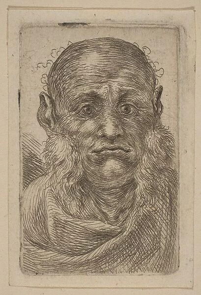 Head of Old Man. Creator: Attributed to Stefano della Bella (Italian