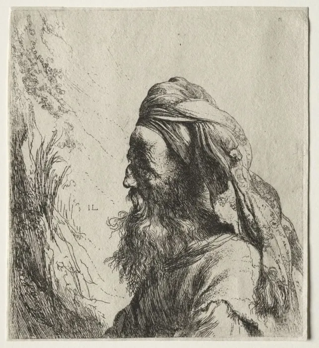 Framed Print : Head of an Oriental, 1600s. Creator: Jan Lievens (Dutch, 1607-1674) Framed Print : Head of an Oriental, 1600s. Creator: Jan Lievens (Dutch, 1607-1674)