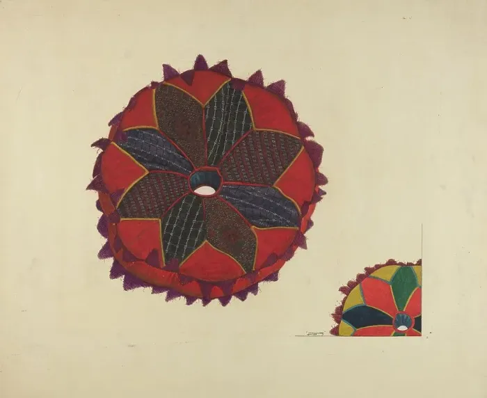 Framed Print : Head Pad, c. 1937. Creator: John Wilkes Framed Print : Head Pad, c. 1937. Creator: John Wilkes