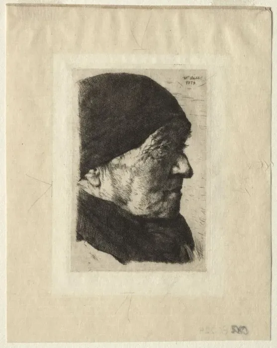 Framed Print : Head of a Peasant, 1874. Creator: Wilhelm Maria Hubertus Leibl (German, 1844-1900) Framed Print : Head of a Peasant, 1874. Creator: Wilhelm Maria Hubertus Leibl (German, 1844-1900)