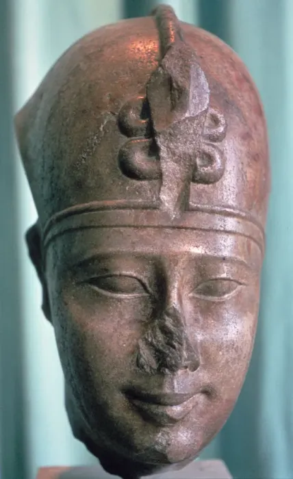 Framed Print : Head of the Pharaoh Teos, 4th century BC Framed Print : Head of the Pharaoh Teos, 4th century BC