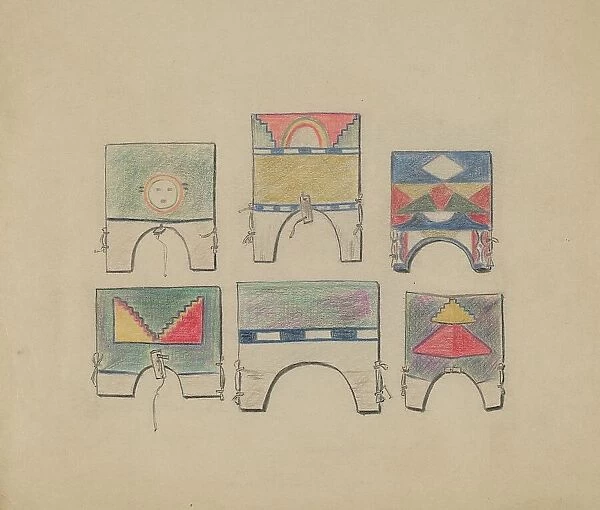 Head Pieces, 1935 / 1942. Creator: Melita Hofmann