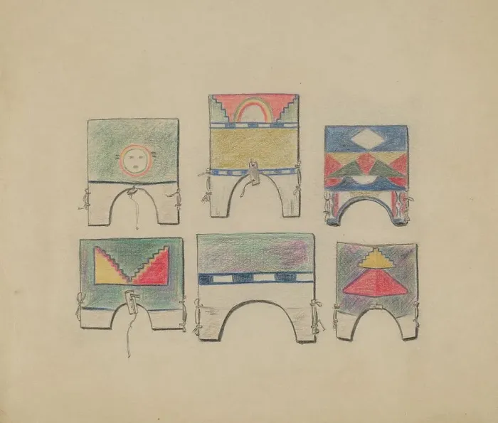 Framed Print : Head Pieces, 1935 / 1942. Creator: Melita Hofmann Framed Print : Head Pieces, 1935 / 1942. Creator: Melita Hofmann