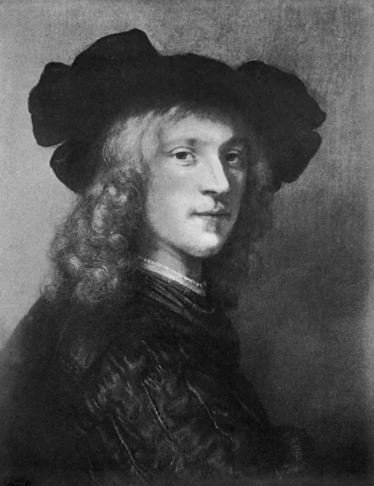 Framed Print : Head from the portrait of A Man with a Hawk, 1643, (1901) Framed Print : Head from the portrait of A Man with a Hawk, 1643, (1901)