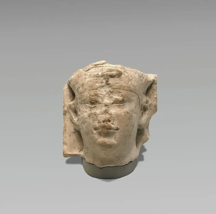 Framed Print : Head of a Ptolemy as Pharaoh (Sculptor's Model), 250-50 B.C. Creator: Unknown Framed Print : Head of a Ptolemy as Pharaoh (Sculptor's Model), 250-50 B.C. Creator: Unknown