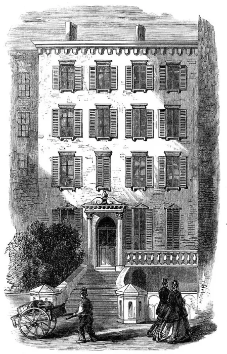 Framed Print : The head-quarters of the Fenian Brotherhood at New York, 1865. Creator: Unknown Framed Print : The head-quarters of the Fenian Brotherhood at New York, 1865. Creator: Unknown