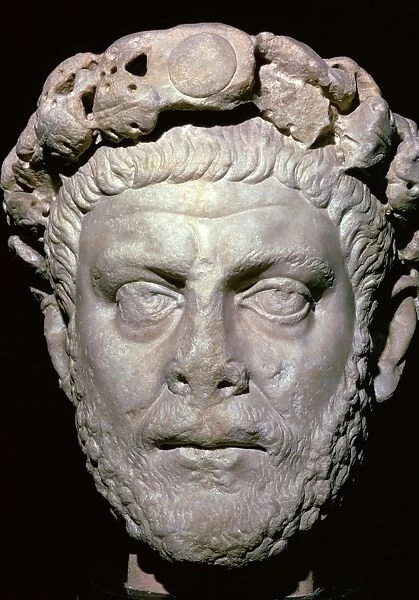 Head of the Roman Emperor Diocletian, 3rd century