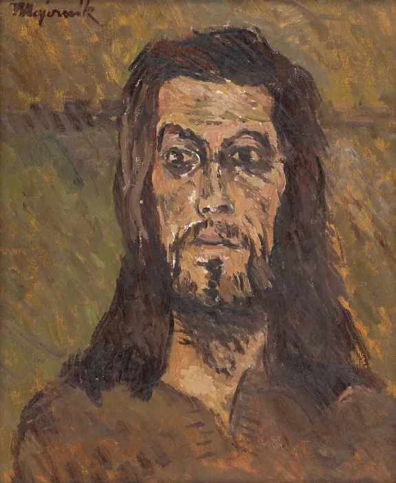 Framed Print : The Head of Saint John the Baptist, 1941. Creator: Cyprian Majernik
